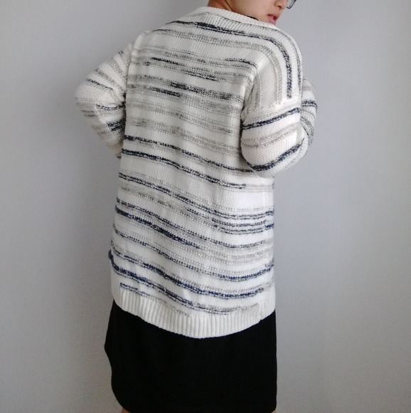 🍁❄️Calvin Klein White Marled Sweater - Picture 5 of 7